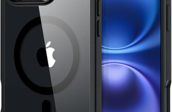 ESR for iPhone 16 Case, Compatible with MagSafe, Shockof Military-Grade tection, Magnetic Phone Case for iPhone 16, Classic Hybrid Case (HaloLock), Black